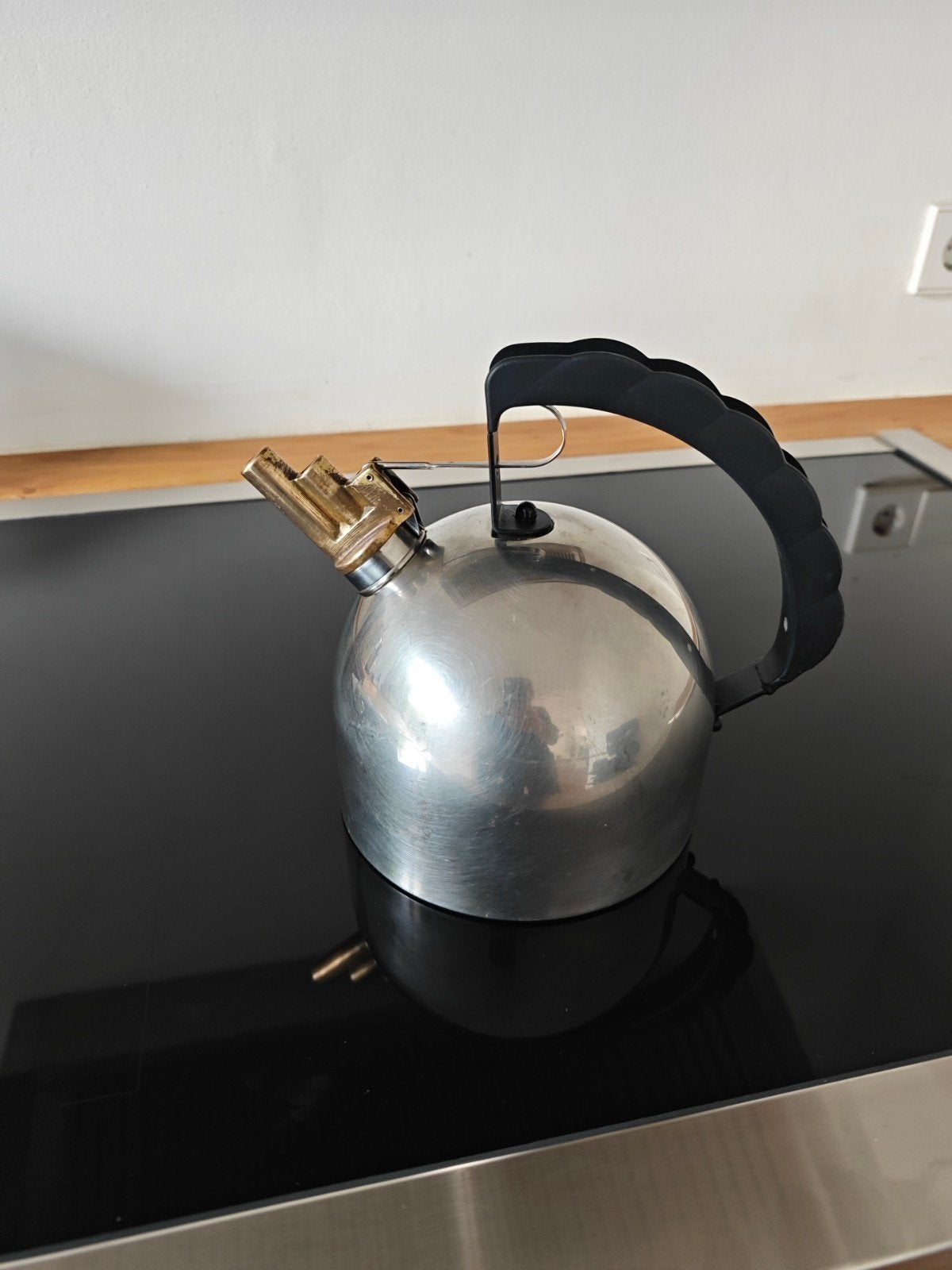 Alessi 9091 fluitketel, Witgoed en Apparatuur, Ophalen of Verzenden, Gebruikt, Rvs