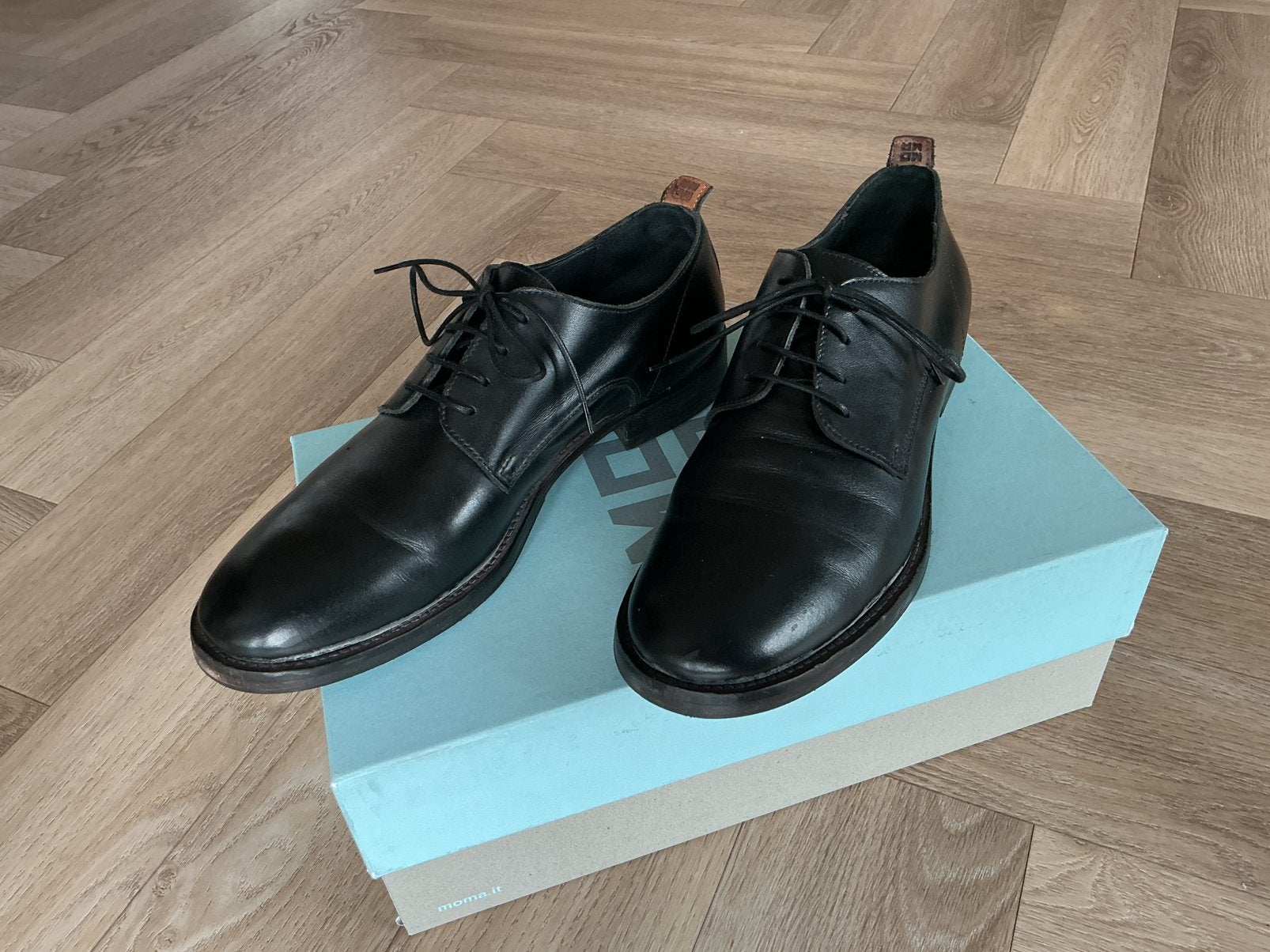 MoMa schoenen maat 40, Schoenen met lage hakken, Zwart, Nieuw, Ophalen of Verzenden