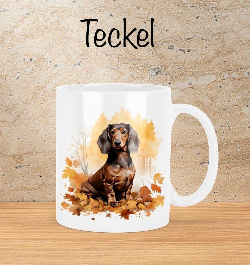 Teckel Herfstmok, Verzenden, Nieuw, Overige stijlen, Kop(pen) en/of Schotel(s)
