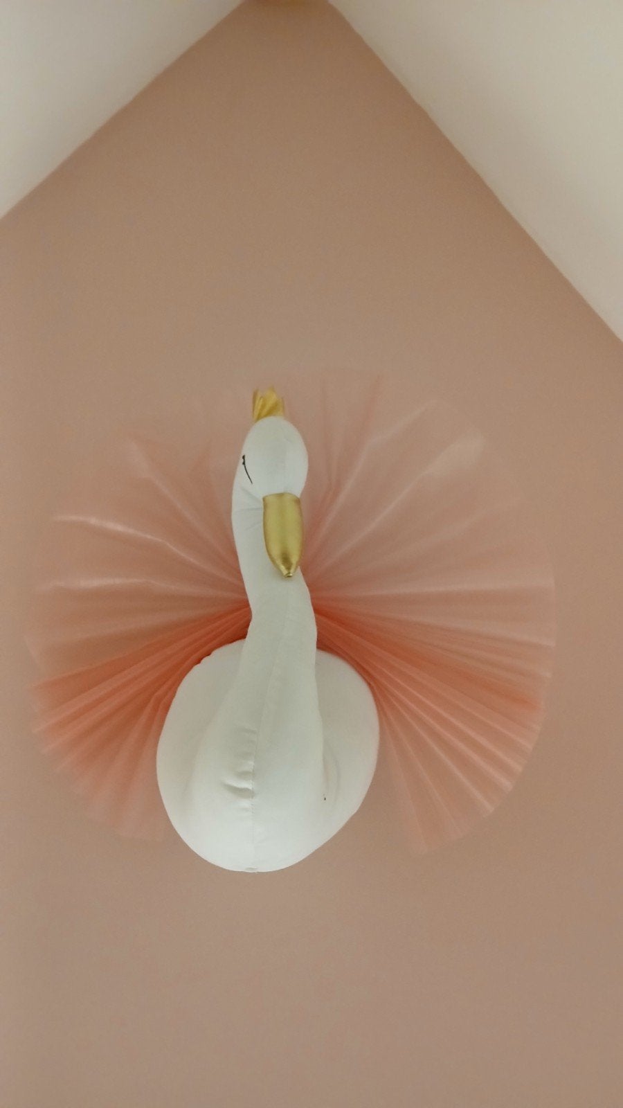 Zwaan wanddecoratie voor kinderkamer, Overige stijlen, Ophalen of Verzenden, Zo goed als nieuw, Wit