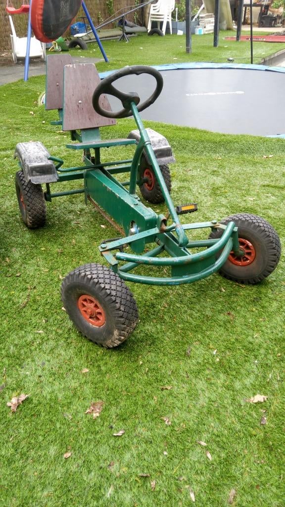 Twee skelters met kar, Kinderen en Baby's, Speelgoed | Buiten | Skelters, Ophalen, Gebruikt, Mammoet
