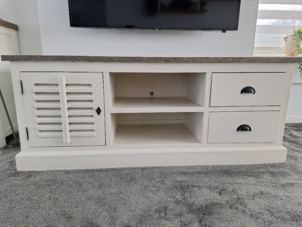 TV meubel Televisiekast Stereomeubel TV-kast, Ophalen, Gebruikt, 100 tot 150 cm, Minder dan 100 cm