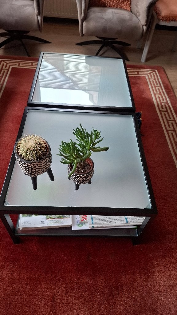 Salontafels, Ophalen, Gebruikt, 50 tot 100 cm, Vierkant