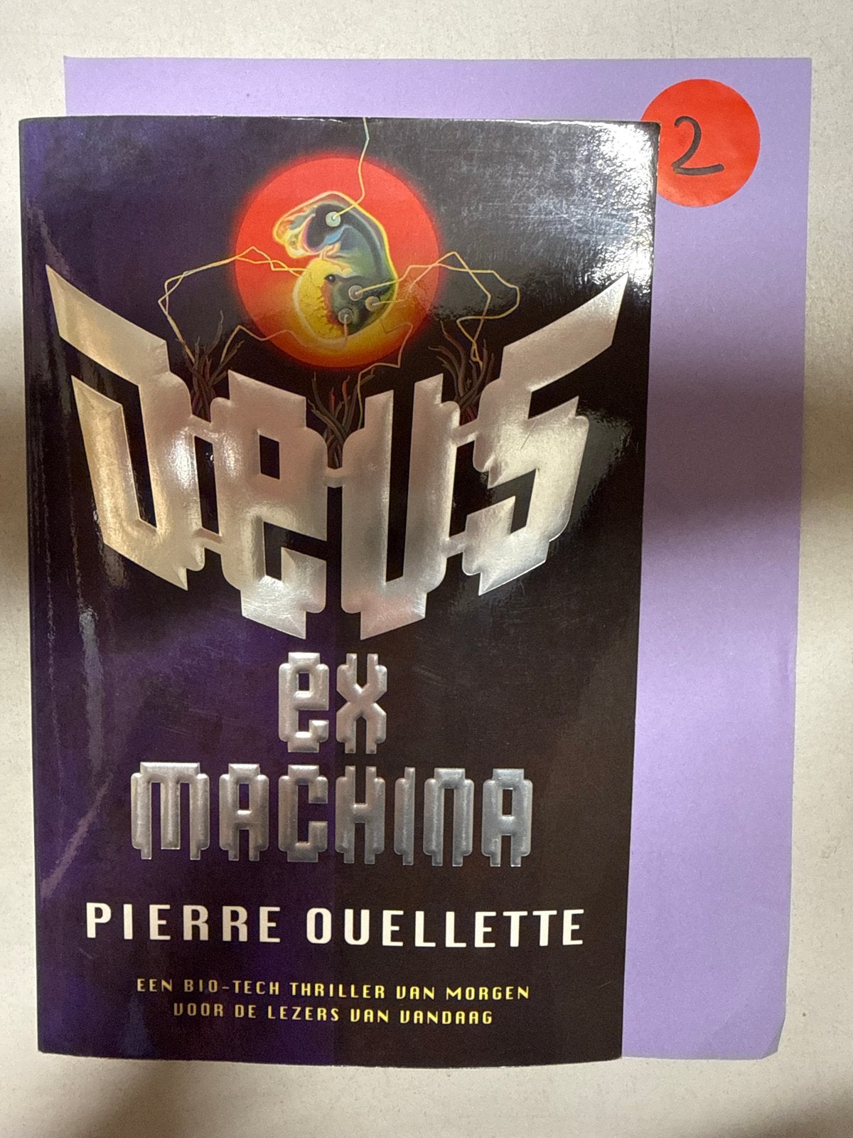 Deus Ex Machina - Pierre Ouellette (Bio-tech thriller), Ophalen of Verzenden, Zo goed als nieuw, Wereld overig