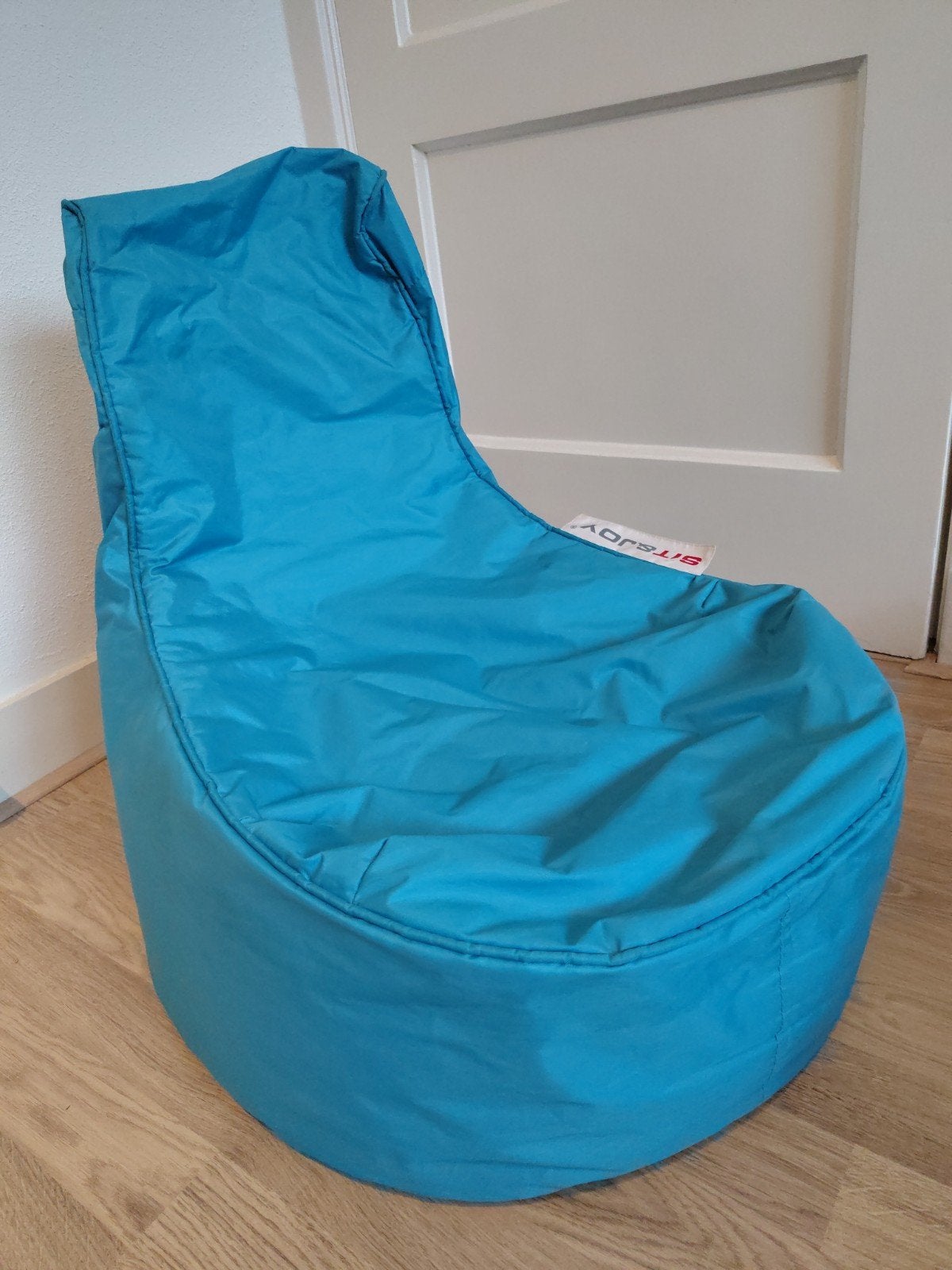 Leuke turquoise kinder zitzak Sit&Joy, Huis en Inrichting, Ophalen of Verzenden, Zo goed als nieuw, Blauw, Zitzak