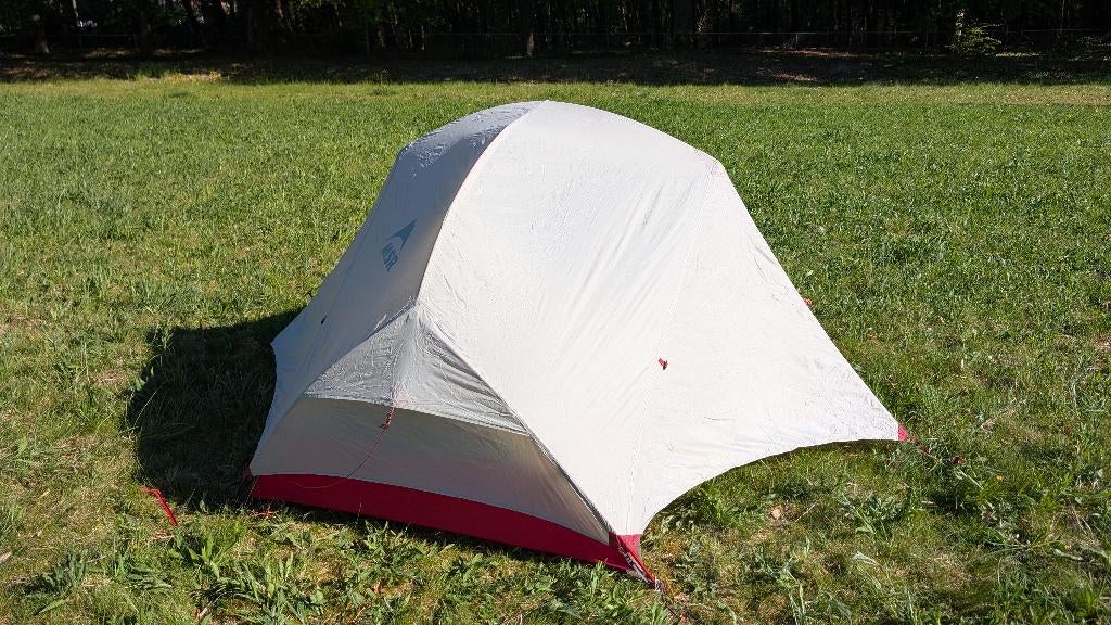 MSR Hubba Hubba NX 2 Lichtgewicht tent inclusief footprint, Ophalen of Verzenden, Gebruikt, Tot en met 2