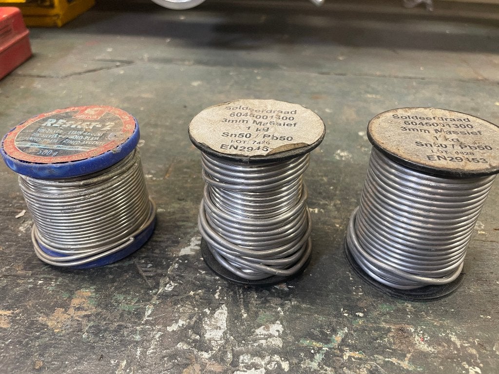 soldeer tin, Ophalen of Verzenden, Zo goed als nieuw, Overige metalen