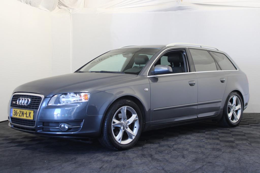 Audi A4 Avant 2.0 TDI Pro Line (bj 2008, automaat), Auto's, Gebruikt, Zwart, 4 cilinders, 1505 kg