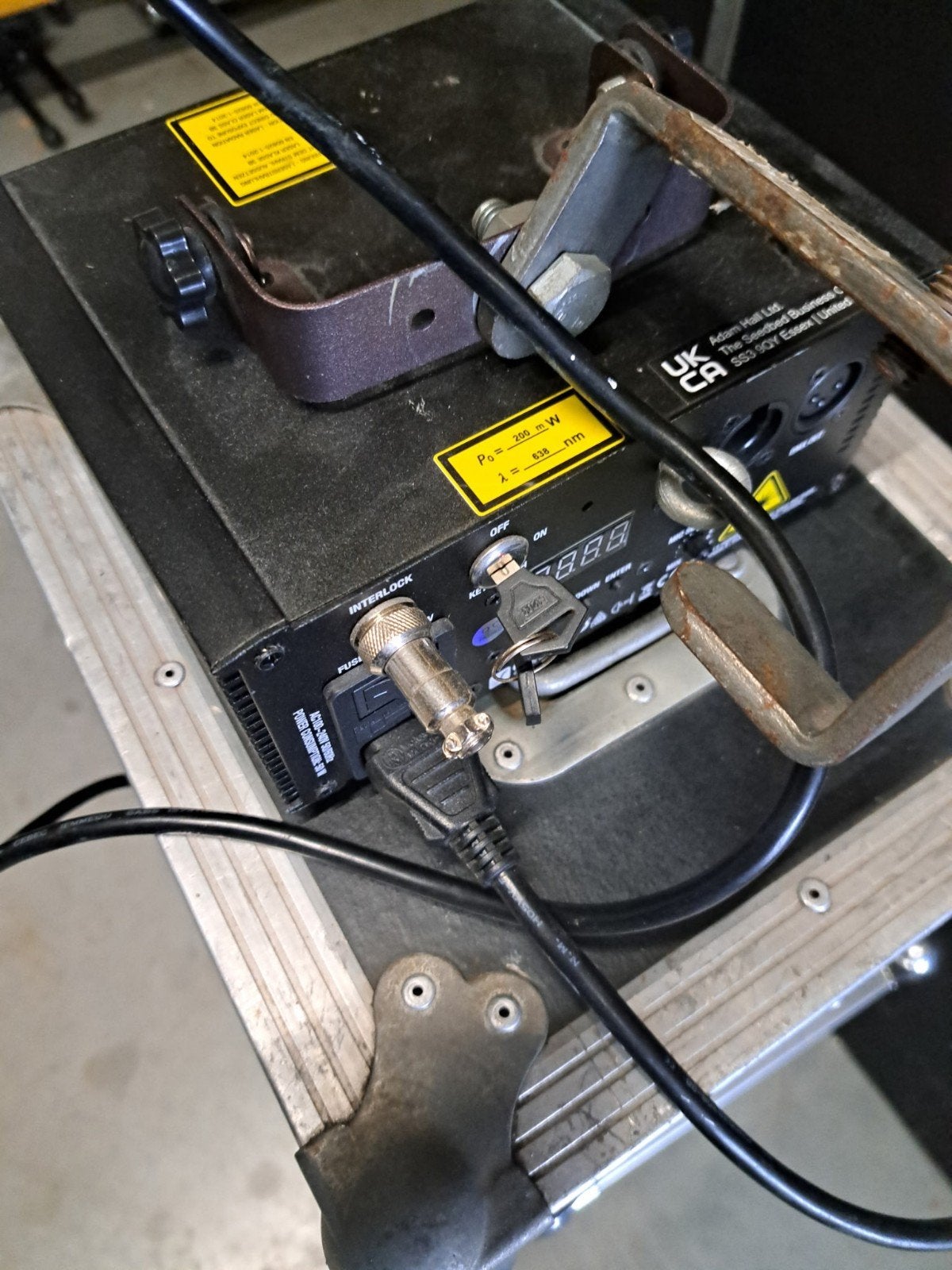 Professionele Laser Lichtshow Apparaat, Ophalen of Verzenden, Gebruikt, Laser