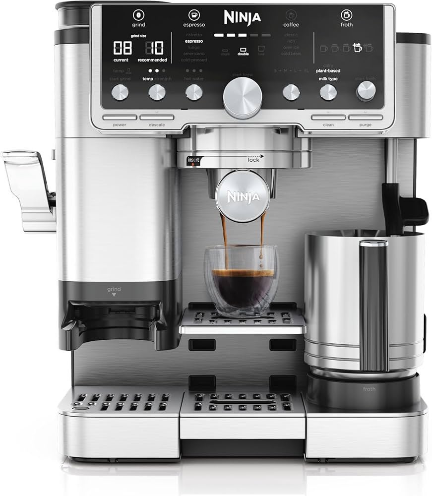 Ninja Luxe Café Pro Espressomachine - Perfecte Koffie Thuis, Witgoed en Apparatuur, Koffiezetapparaten, Afneembaar waterreservoir