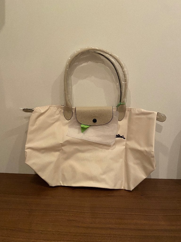 Longchamp le pliage, Ophalen of Verzenden, Nieuw, Wit, Handtas