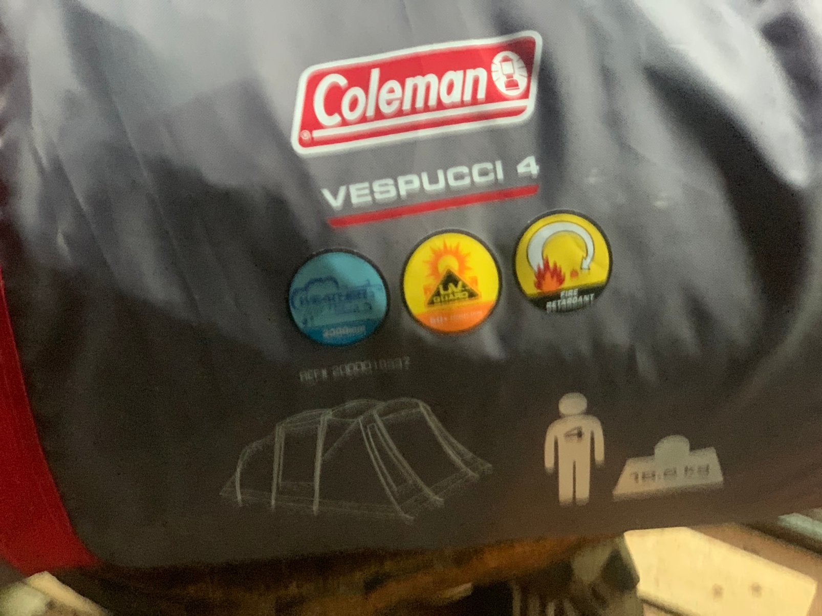 Coleman Vespucci 4 Tent - Ruime Gezinstent, Ophalen, Gebruikt, Tot en met 4