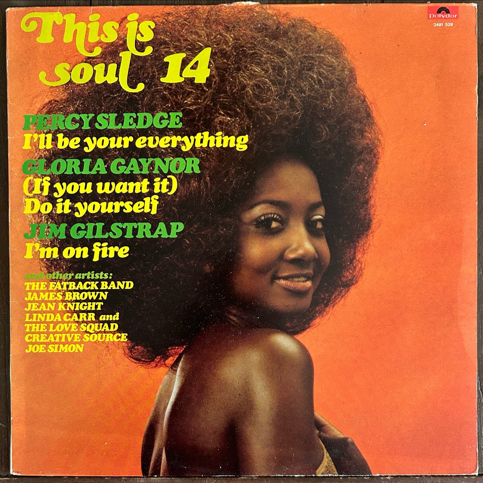 This Is Soul 14 - Polydor LP (1975) - Diverse Artiesten, LP, Gebruikt, Ophalen of Verzenden, Complilatie