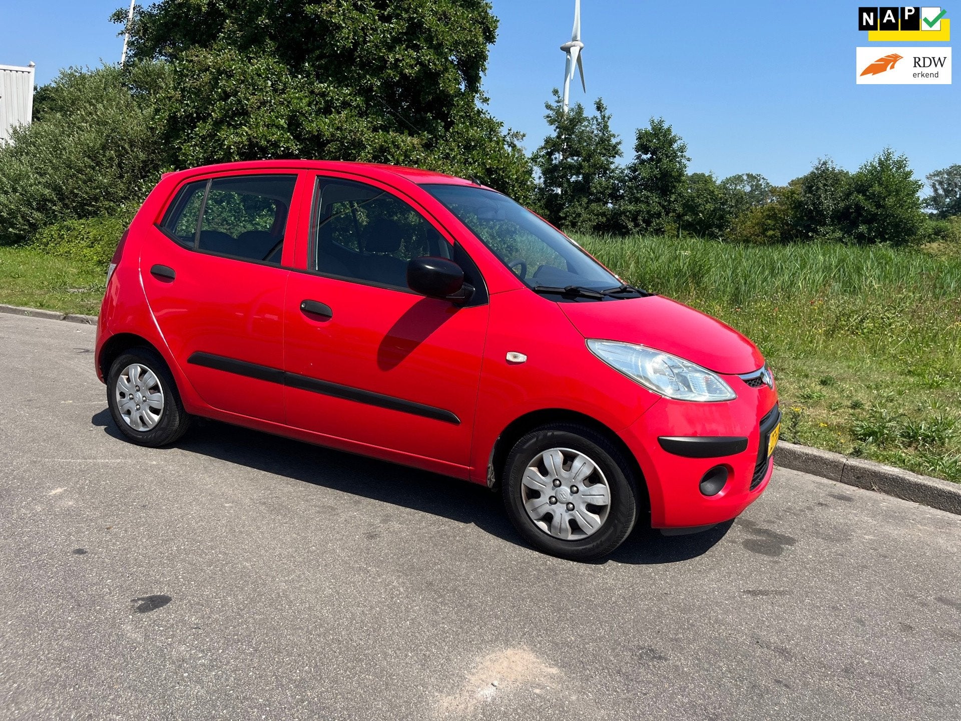 Hyundai I10 1.1 Active 50806 dkm Stuurbekrachtiging BJ 2009, Auto's, Voorwielaandrijving, Stof, Gebruikt, 4 cilinders