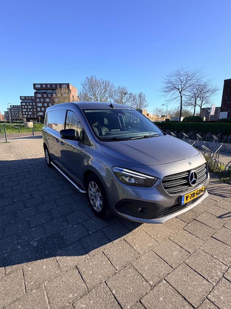 Mercedes-Benz Citan GB 112CDI L2 2024 Grijs INCL MB GARANTIE, Auto's, Bestelauto's, Stof, 4 cilinders, USB, 116 pk