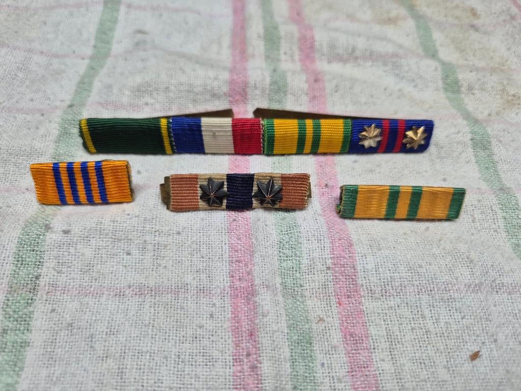 Nederland militair WO2 medaille batons ribbons, Verzamelen, Militaria | Tweede Wereldoorlog, Ophalen of Verzenden, Landmacht, Nederland