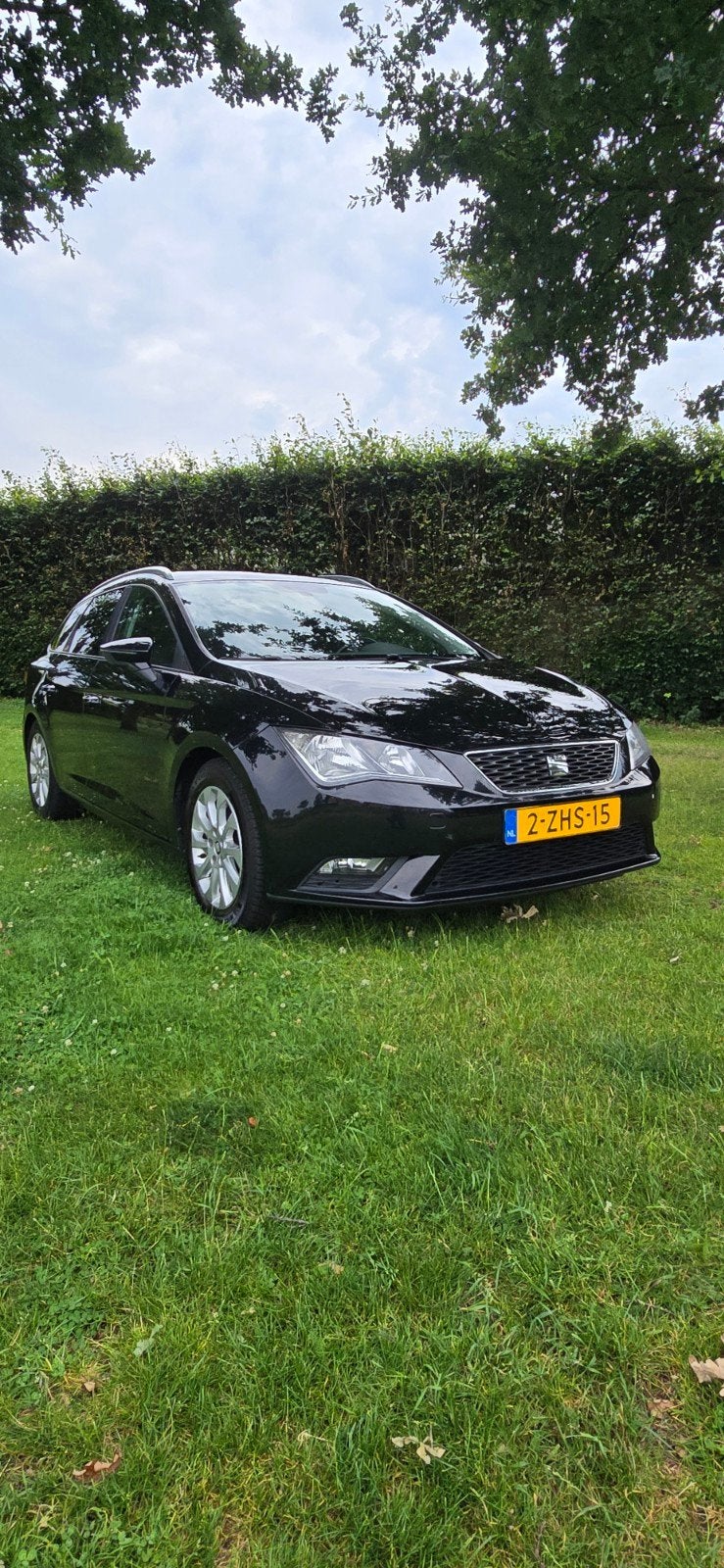 Nette SEAT Leon ST 1.6 TDI Ecomotive – Goed onderhouden, Auto's, Voorwielaandrijving, Stof, Zwart, 4 cilinders