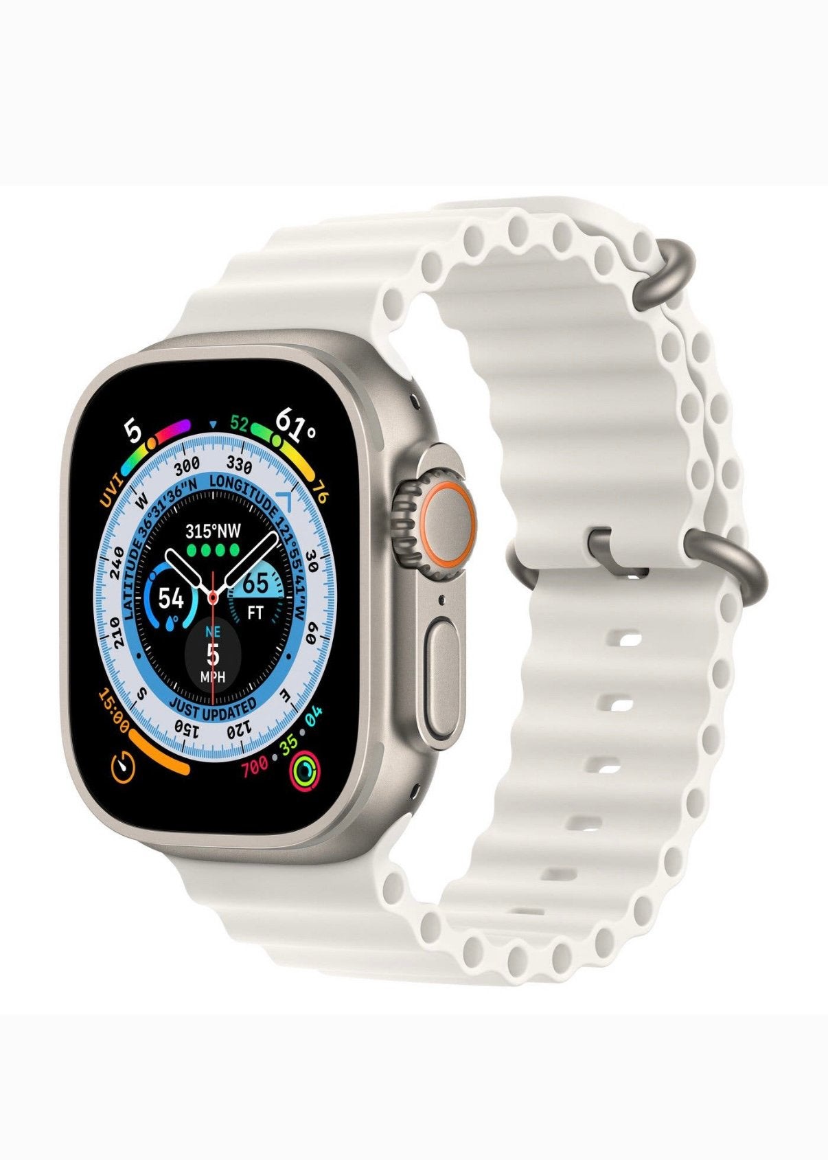 Apple watch ultra ocean bandje wit NIEUW, Ophalen of Verzenden, Nieuw, Wit, IOS