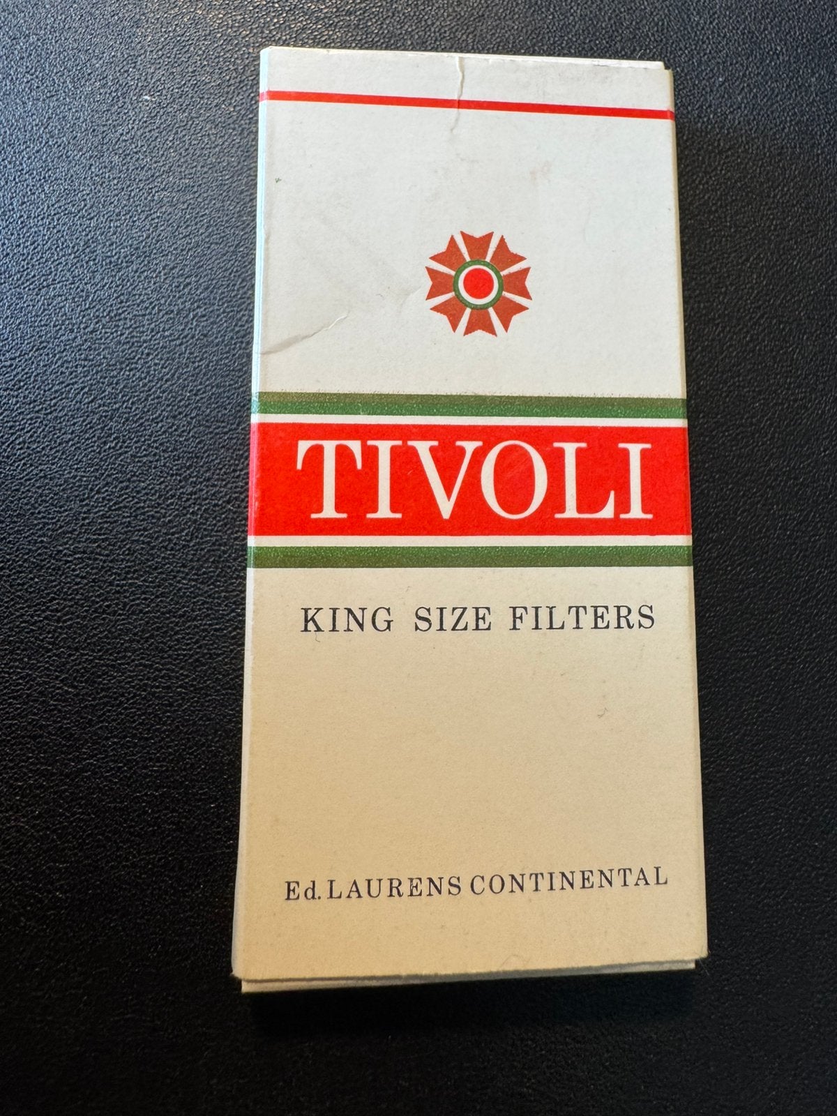 Pakje Tivoli sigaretten leeg 5 sigaretten, Verzenden, Zo goed als nieuw, Tabaksdoos of Verpakking