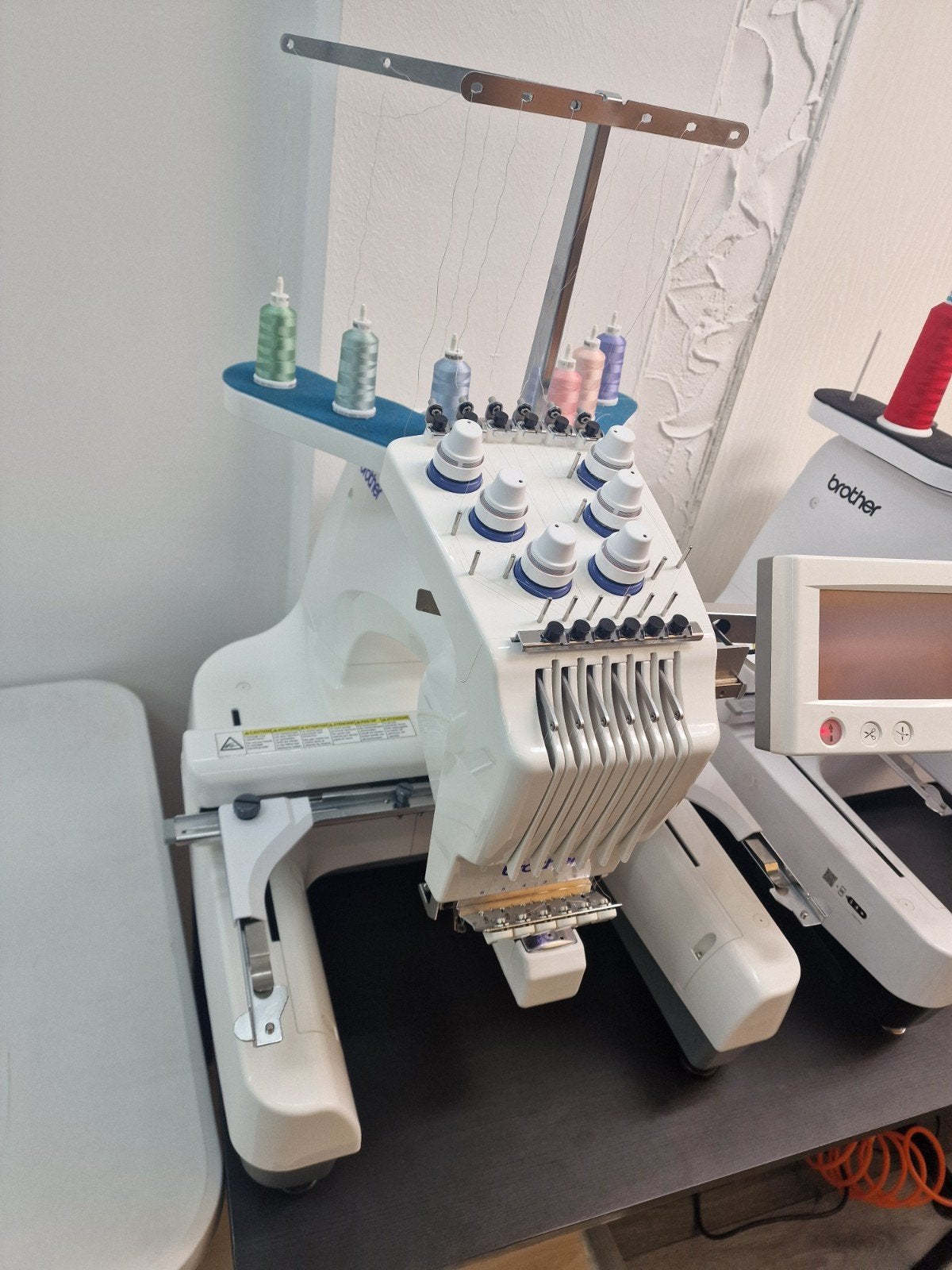 aangeboden Brother PR600II borduurmachine, Hobby en Vrije tijd, Borduren en Borduurmachines, Ophalen, Gebruikt, Machineborduren