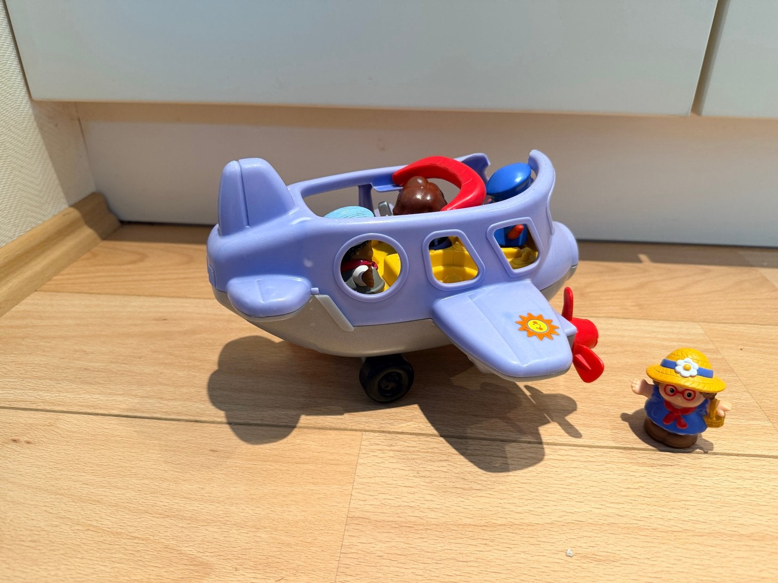 Fisher-Price Little People Vliegtuig met figuurtjes, Kinderen en Baby's, Ophalen, Gebruikt, Auto of Voertuig