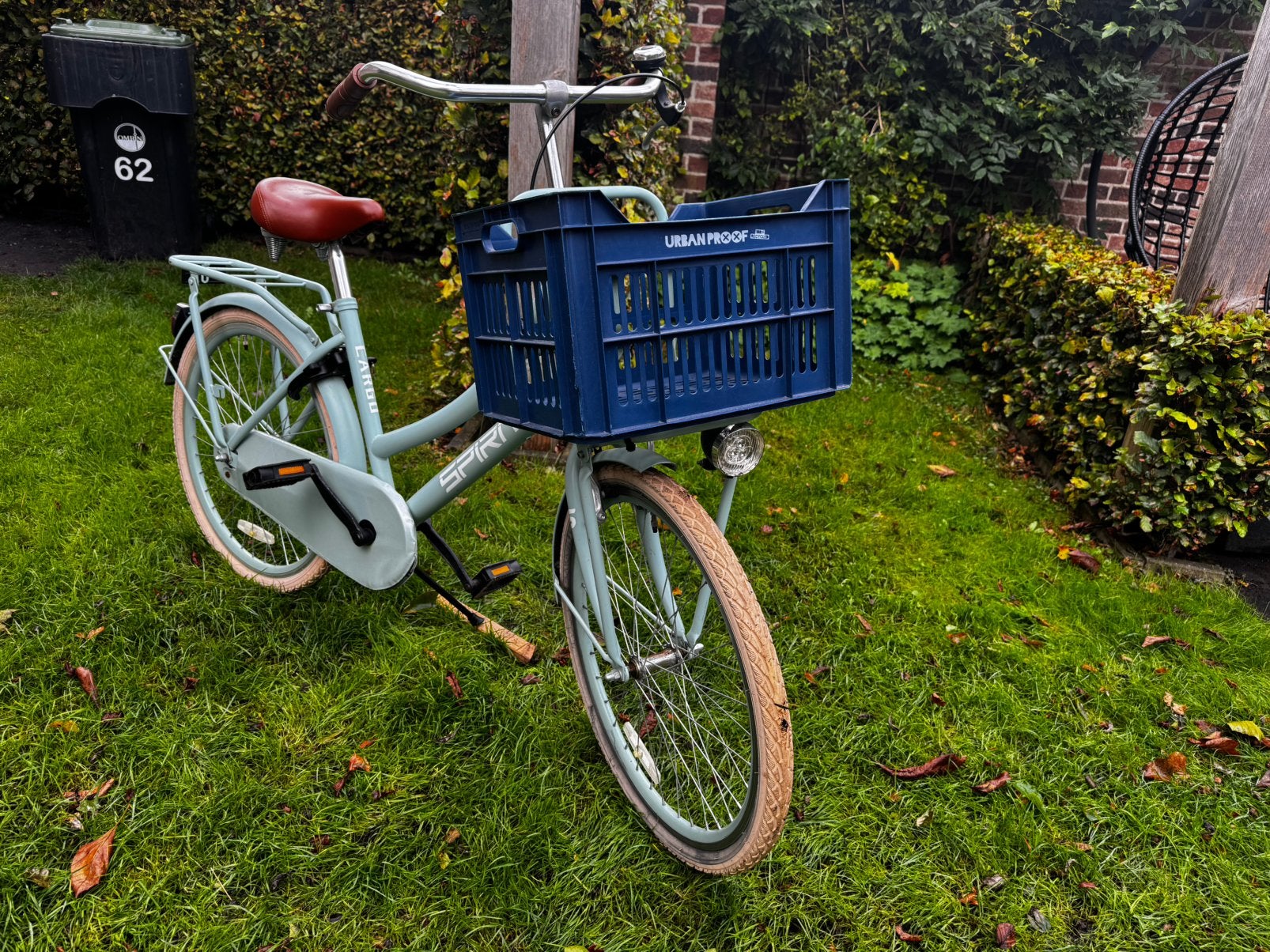 Fiets met kratje, Terugtraprem, Gebruikt, 1 kind, Ophalen