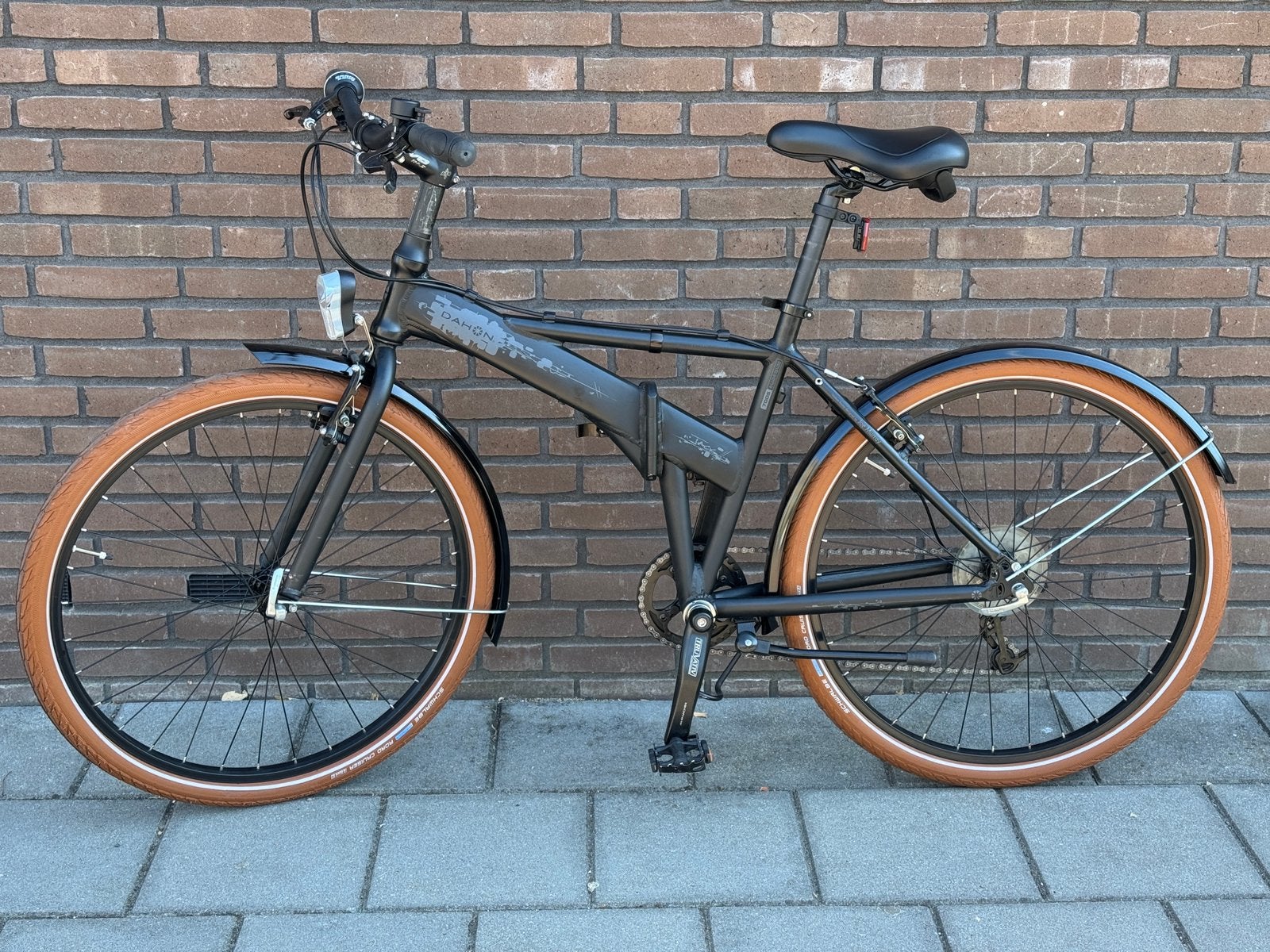 Lichtgewicht Dahon vouwfiets | 7 versnellingen en 26” wielen, Ophalen, 20 inch of meer, Velgrem, Versnellingen
