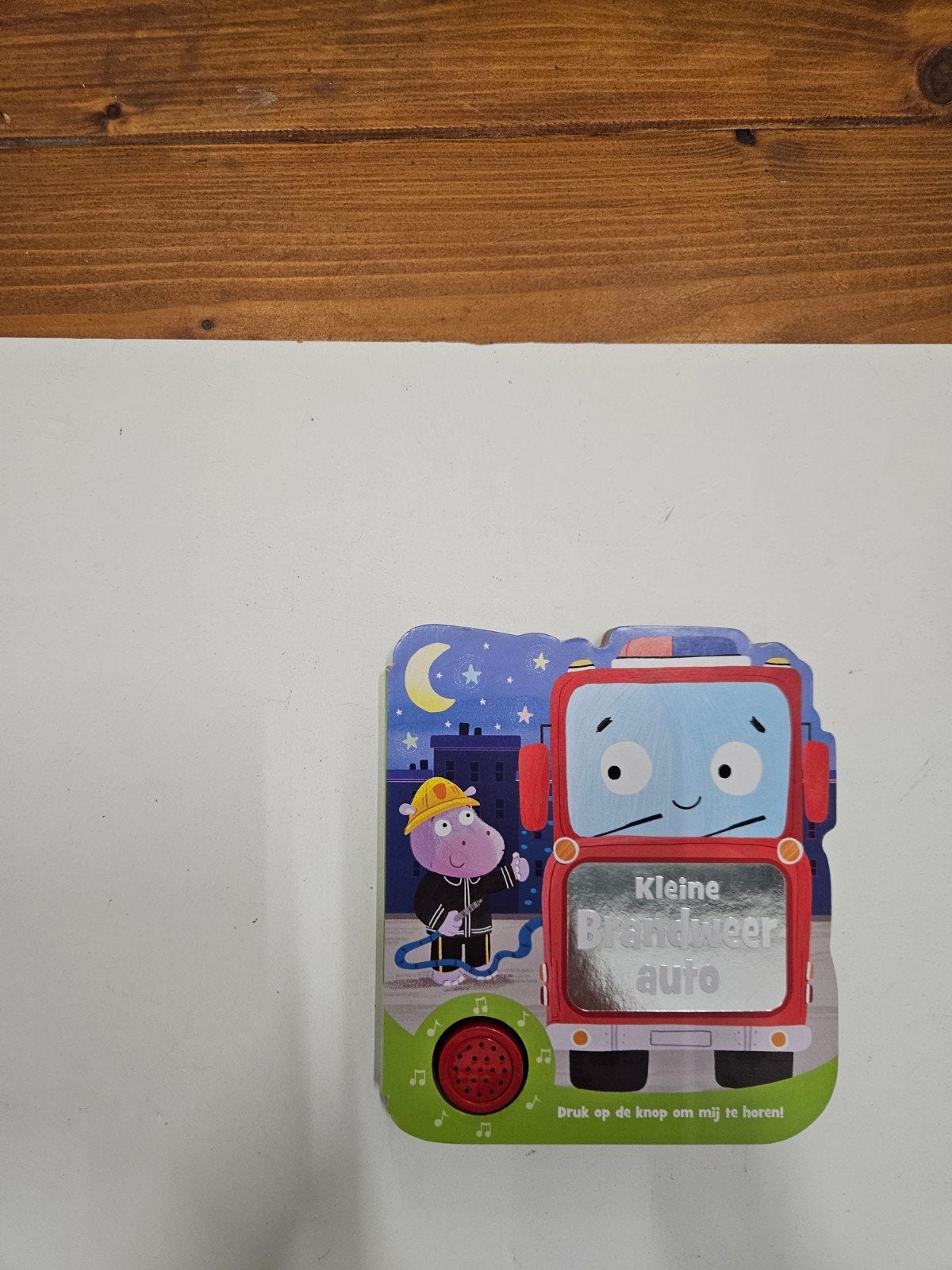 kleine brandweerauto geluidenboek, Boeken, Ophalen of Verzenden, Fictie algemeen
