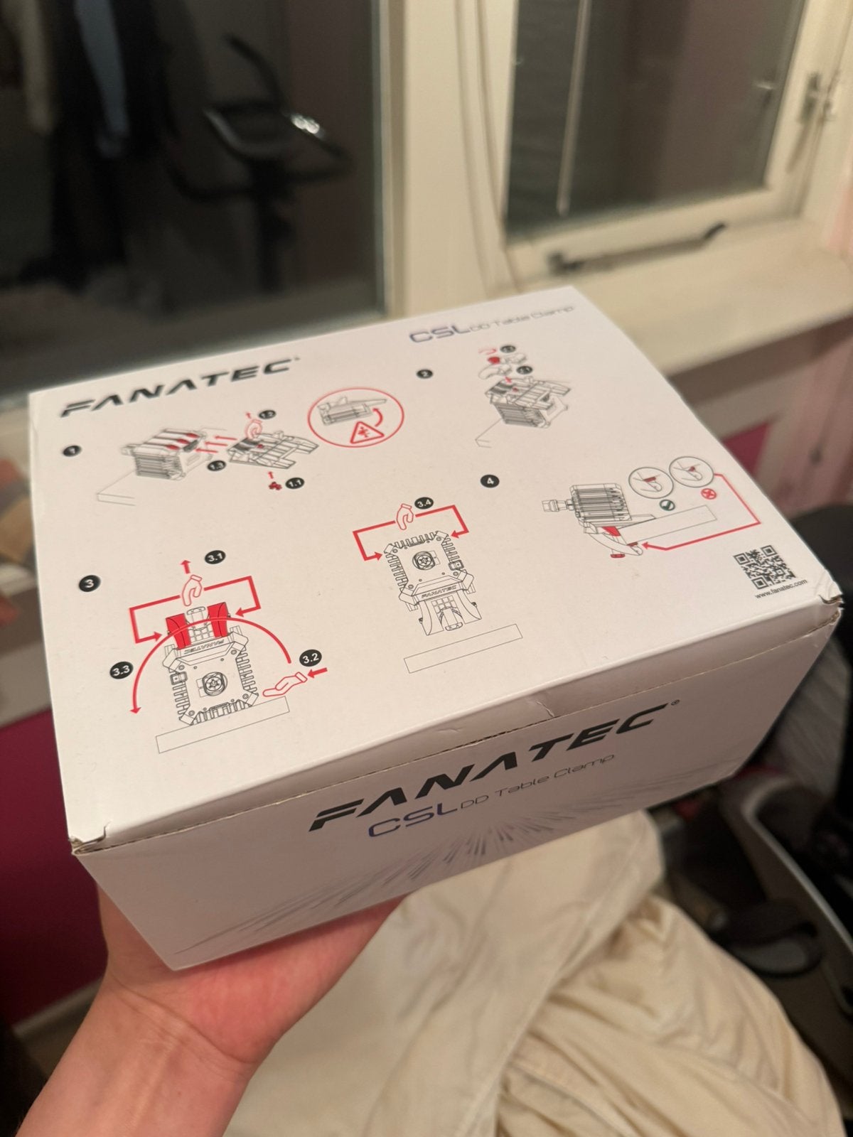 Fanatec CSL tafelklem tableclamp, Spelcomputers en Games, Ophalen of Verzenden, Zo goed als nieuw