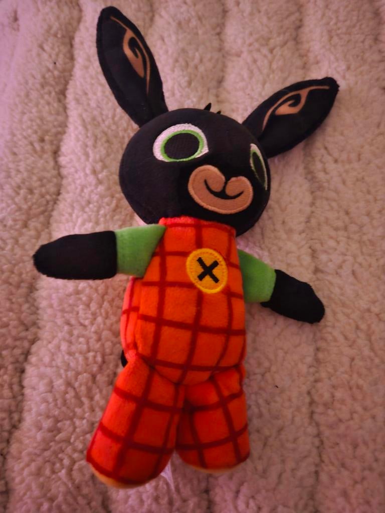 Bing Knuffel 40 cm, Overige merken, Overige karakters, Konijn, Zwart