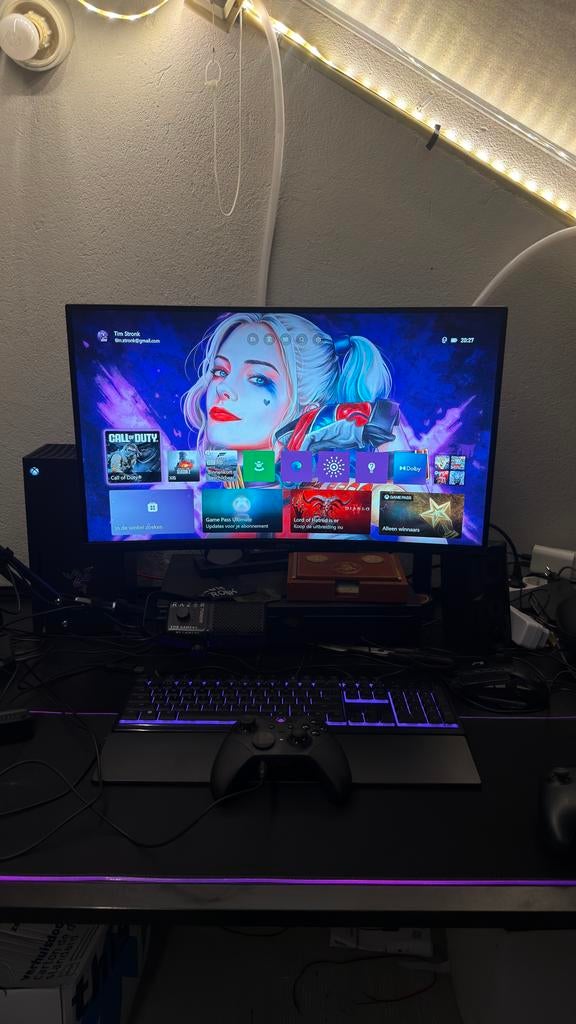 Xbox Series X + Monitor, Controller, Ophalen, Zo goed als nieuw, Xbox Series X