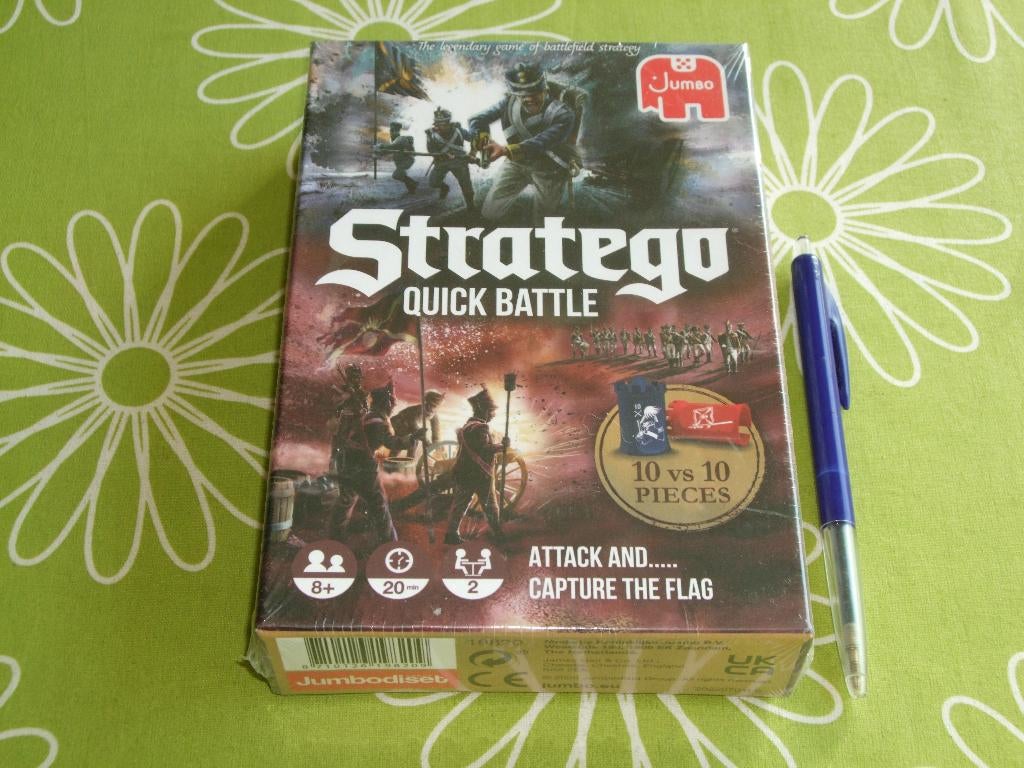 Nieuw in seal: Stratego Quick battle met twee spelvarianten, Hobby en Vrije tijd, Gezelschapsspellen | Bordspellen, Een of twee spelers