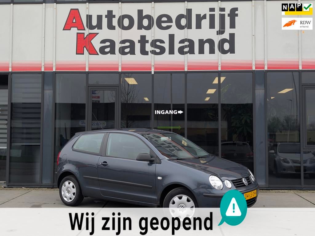 Volkswagen Polo 1.4-16V Elegance - Clima - Cruise -, Voorwielaandrijving, Stof, Zwart, 4 cilinders