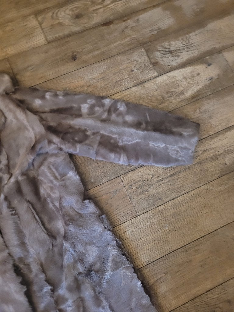 Vintage bontjas maat M/L, Maat 38/40 (M), Heikant 21 Kaatsheuvel, Overige kleuren, Belle Vieille Brocante