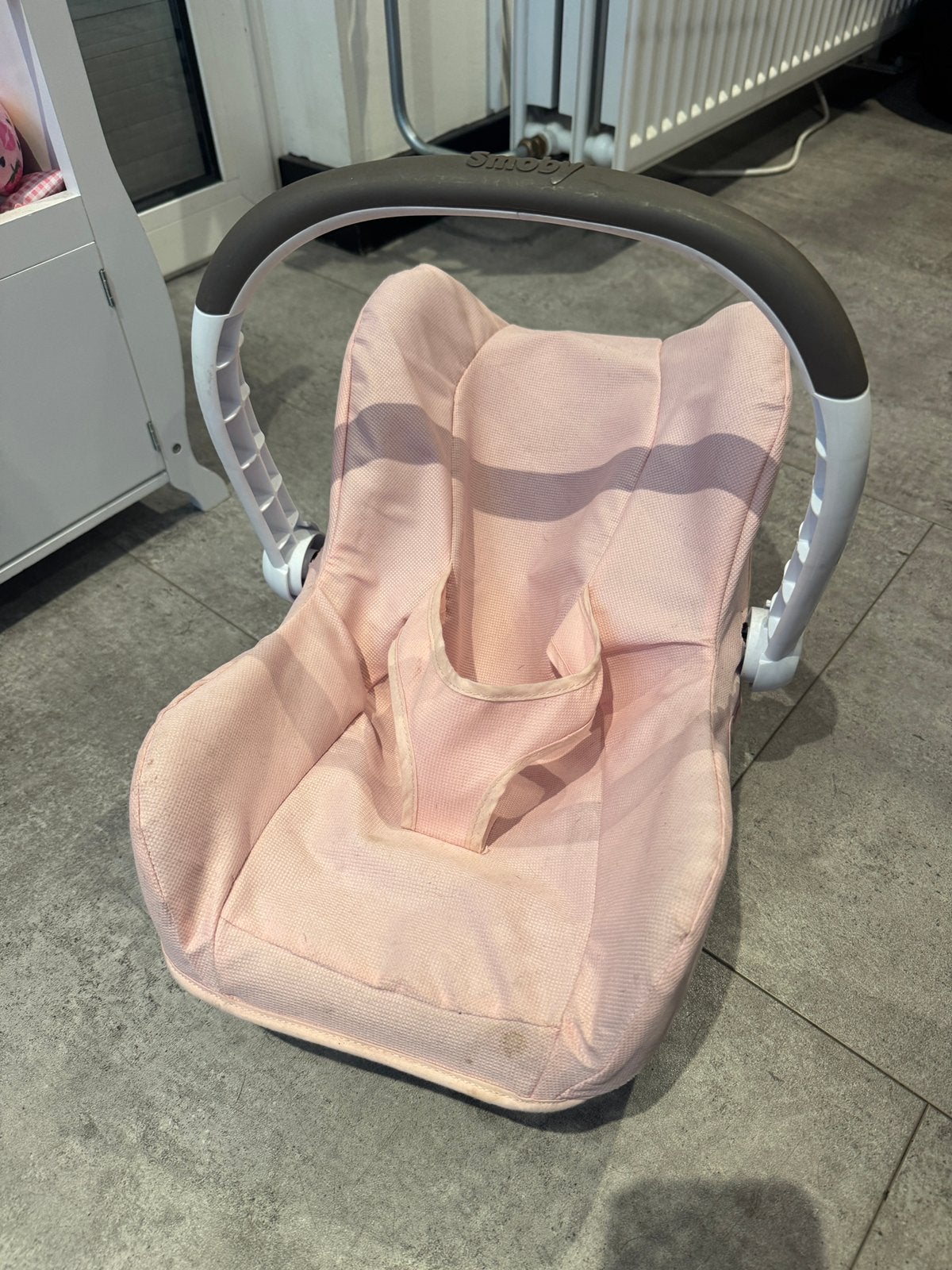 Smoby maxi cosi, Ophalen, Zo goed als nieuw, Babypop