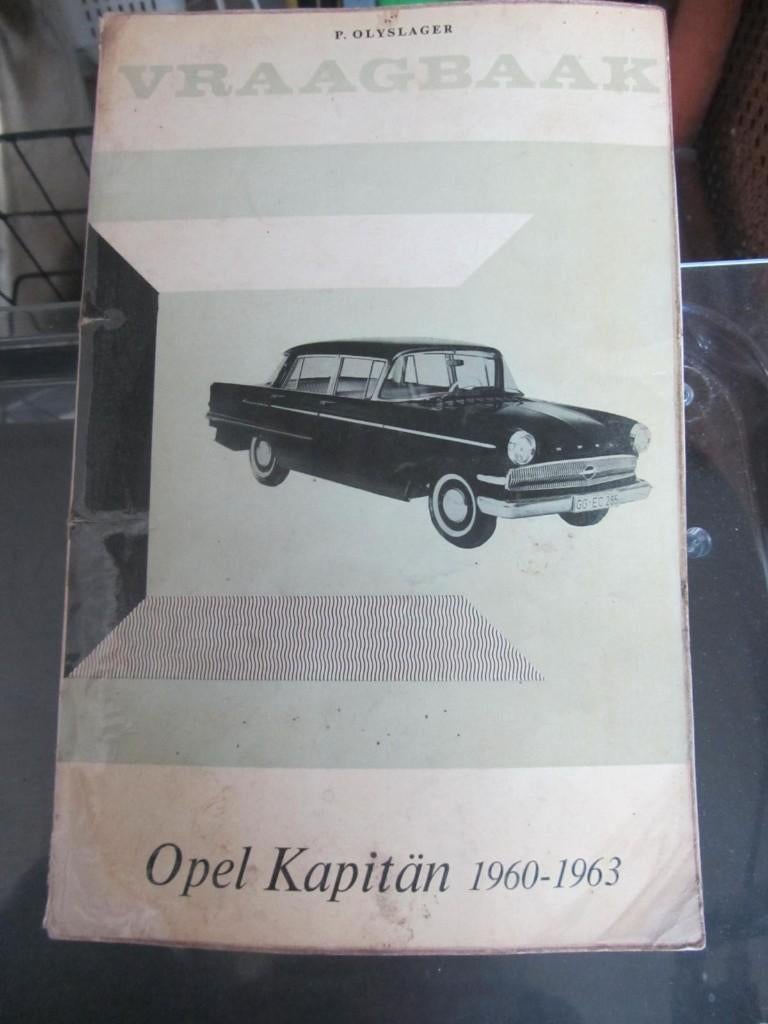 vraagbaak   OPEL KAPITAN      1960 / 1962, Ophalen of Verzenden