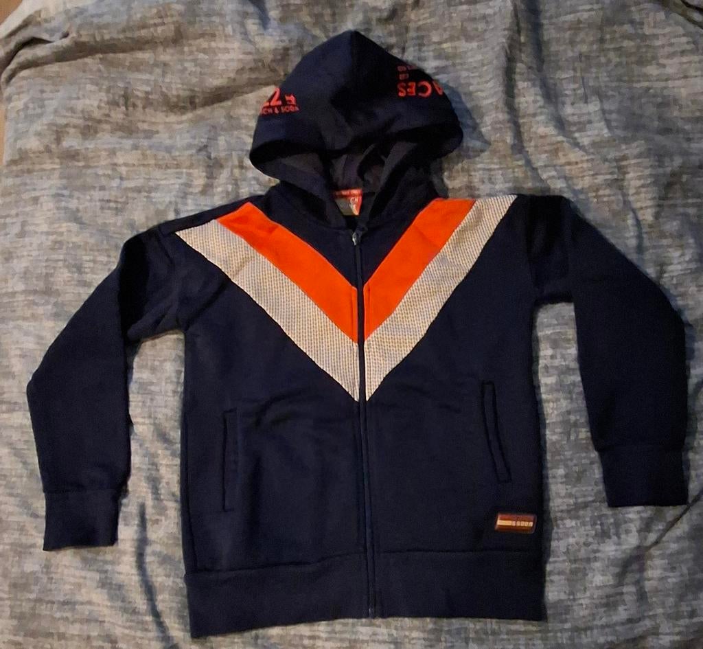 Scotch & Soda hoodie maat 152 zgan, Jongen of Meisje, Trui of Vest, Ophalen of Verzenden, Zo goed als nieuw