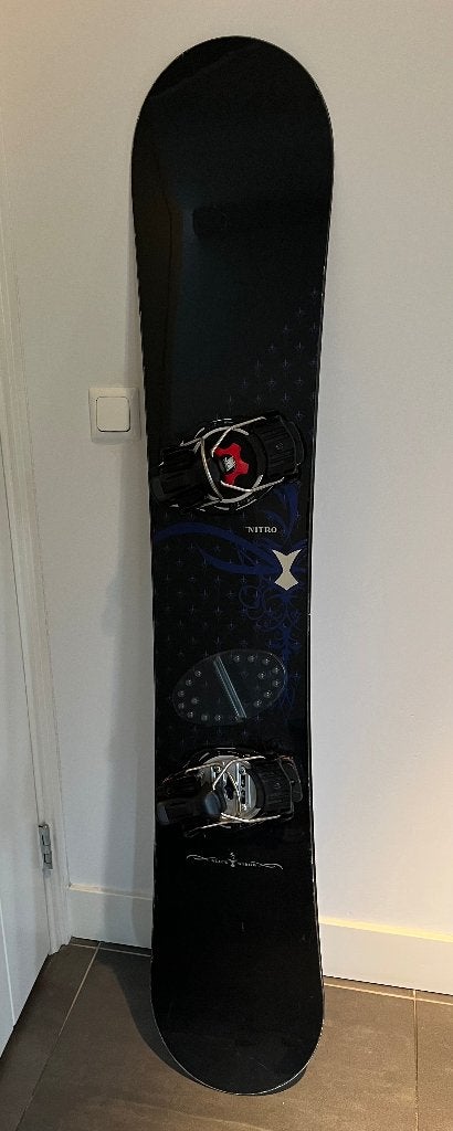 Nitro Snowboard incl. Bindingen – Ideaal voor beginners!, Ophalen of Verzenden, Gebruikt, Board