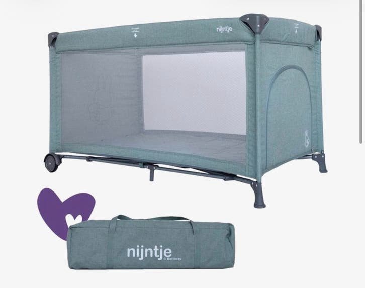 Nijntje Campingbedje - Groen, Ophalen, Nieuw, 70 tot 85 cm, 140 tot 160 cm