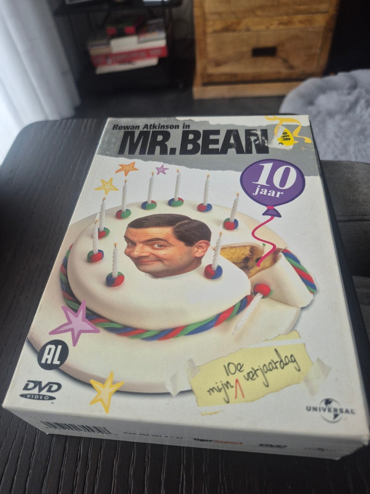 Mr. Bean - 10 Jaar Boxset DVD - Rowan Atkinson Komedie, Alle leeftijden, Nederlands, Ophalen of Verzenden, Gebruikt