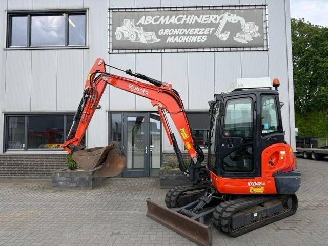 Kubota KX042-4 3000u 4.2T Minigraver Minikraan A/C SLP/SRT, Ophalen of Verzenden, Graafmachine
