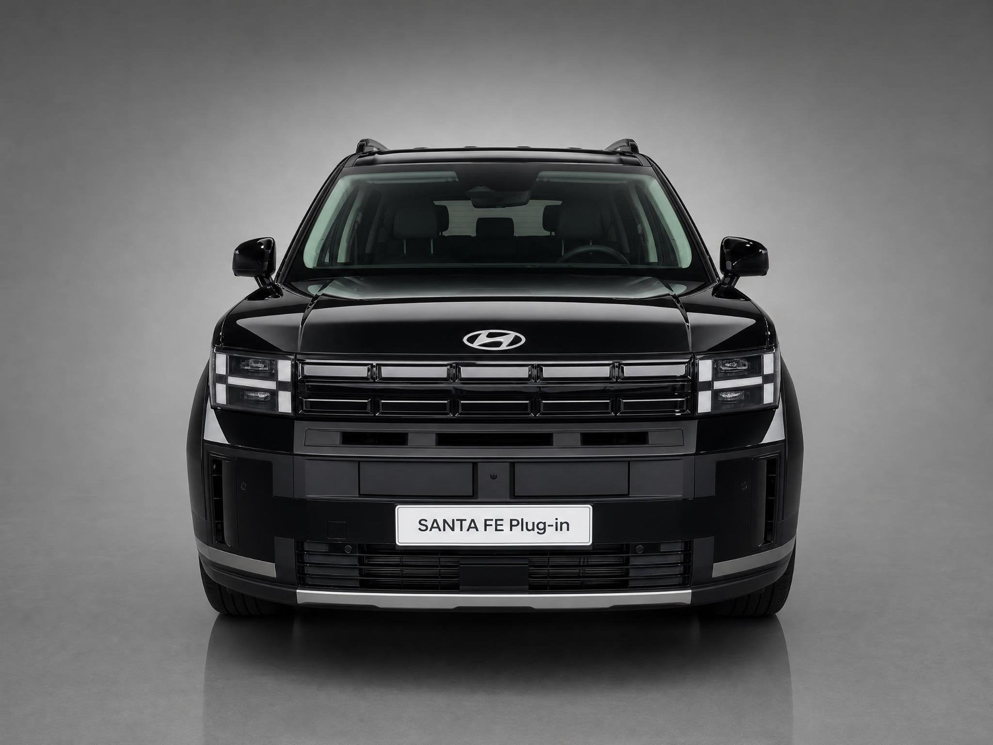 Hyundai Santa Fe 1.6 T-GDI PHEV Premium 4WD 7p | 360 Camer, Auto's, Dealer onderhouden, 4 cilinders, Met garantie (alle), Zwart