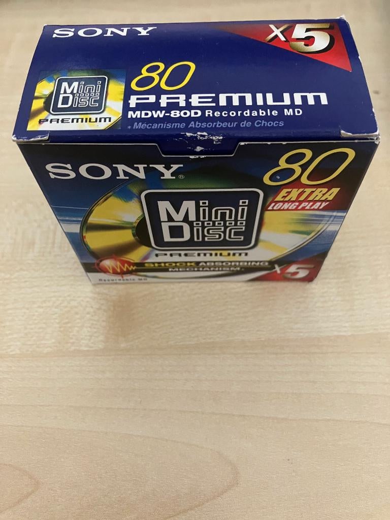 Sony MiniDisc schijfjes ongebruikt, Audio, Tv en Foto, Walkmans, Discmans en Minidiscspelers, Ophalen of Verzenden, Overige typen