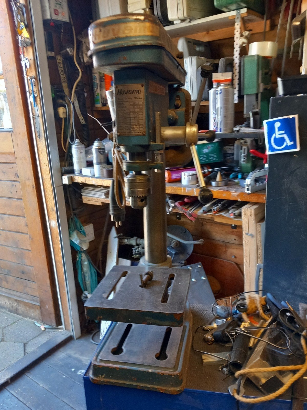 Kolomboormachine, Doe-het-zelf en Verbouw, Ophalen of Verzenden, Gebruikt, Kolomboormachine