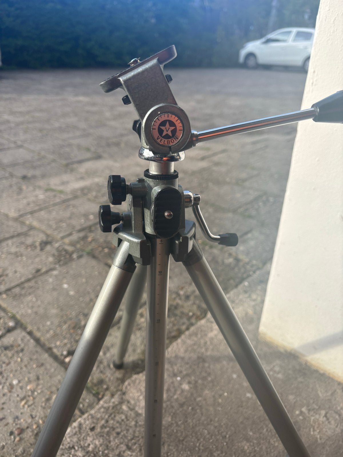 Velbon Super Stereo MS-3 Statief met draagtas, Ophalen, Gebruikt, Velbon, Driepoot