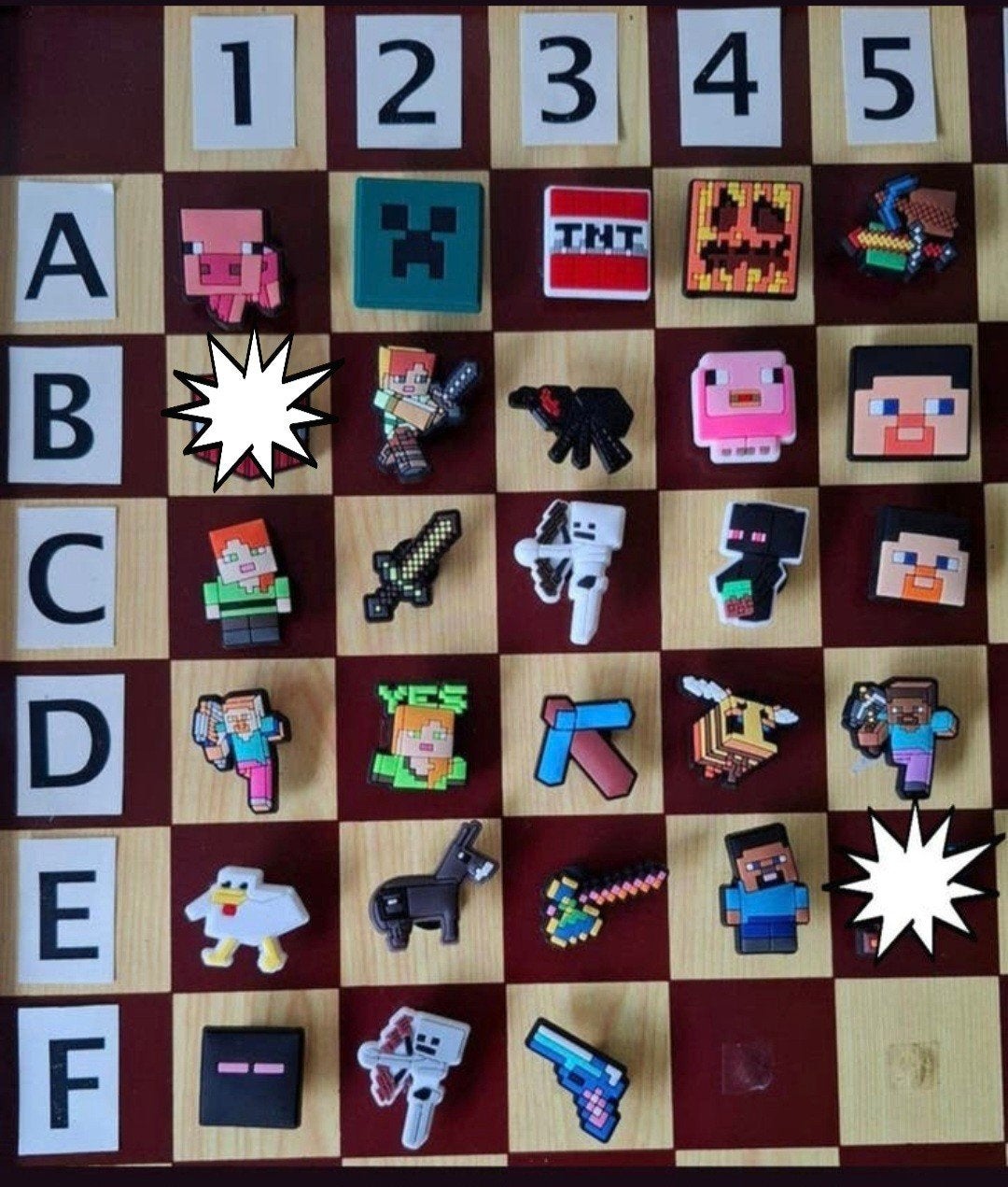 F: Minecraft Schoenbedels Pins voor de Crocs, Ophalen of Verzenden, Nieuw, Transport