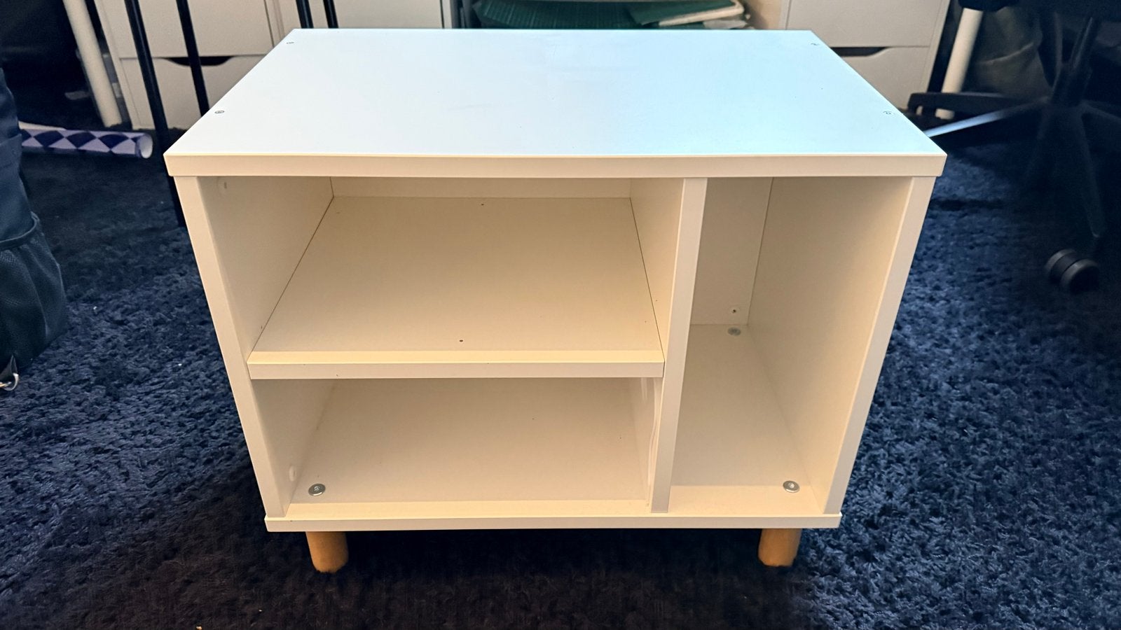 Ikea Smussla nachtkasje (2x), Ophalen, 55 tot 70 cm, Zo goed als nieuw, 45 tot 65 cm