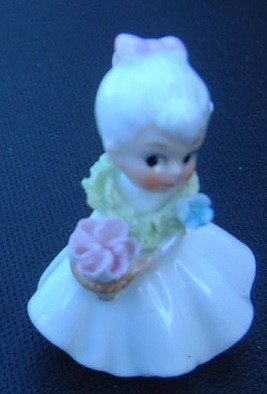 Napco Beeldje Porselein Vintage Miniatuur, Ophalen of Verzenden, Nieuw, Mens
