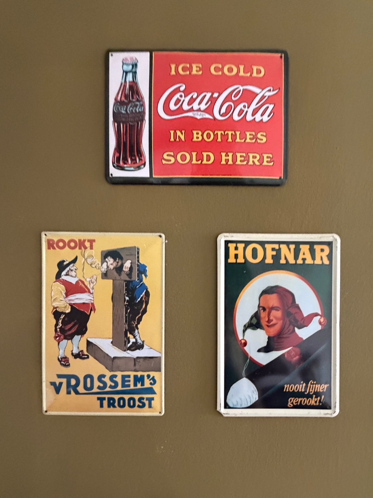 Vintage emaille reclame bordjes, Ophalen of Verzenden