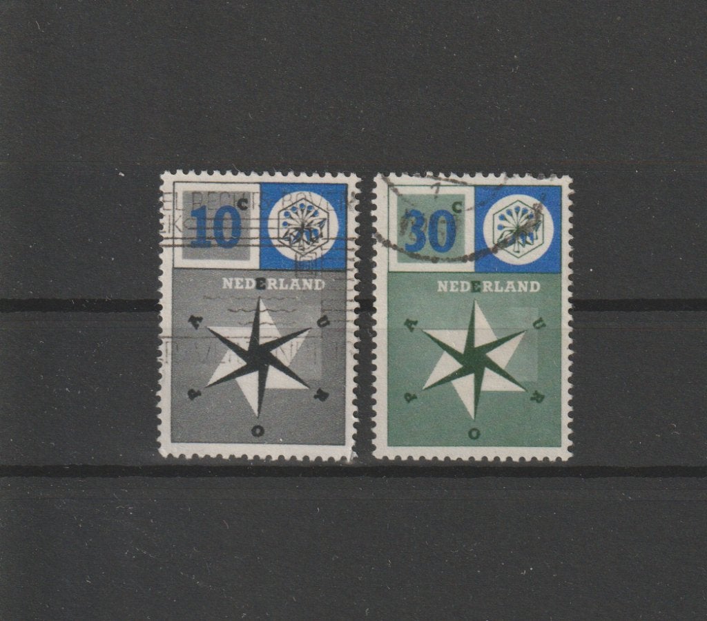 Nederland 1957, NVPH 700 t/m 701, Gestempeld., Ophalen of Verzenden, Na 1940, Gestempeld